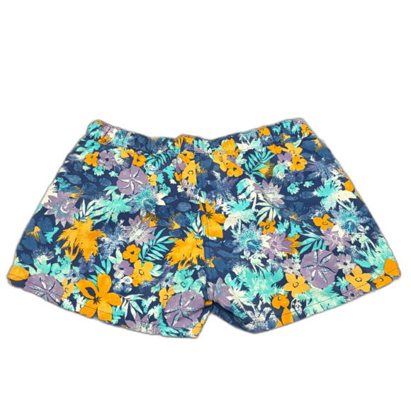 Patagonia Barely Baggies 2.5" Inseam Shorts Neo Tropics Channel Blue Size Small - Picture 3 of 6